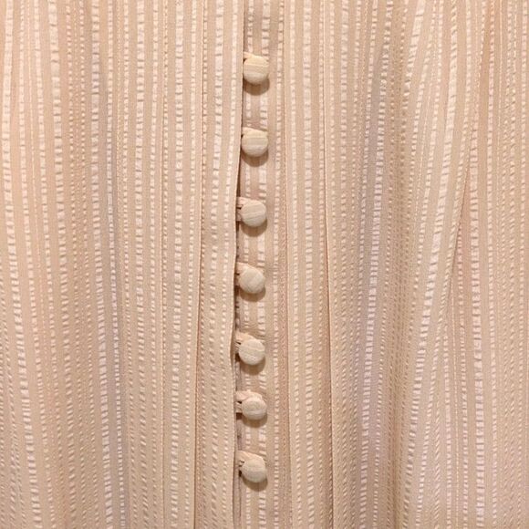 Late 70s Maak Modell 38 Button Front Kaftan with Pleated Details - Picture 8 of 12